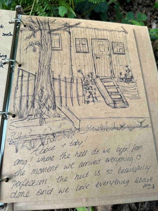 Cornwall Woodland Shepherd'S Hut - Dennis Hut Bodmin Bagian luar foto
